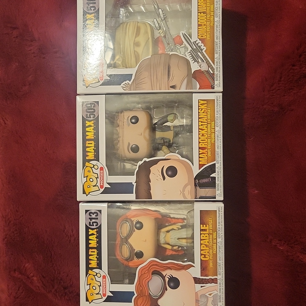 Funkos Pops From Mad Max Fury Road